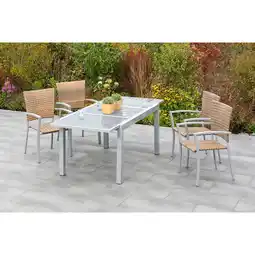 Netto Marken-Discount Merxx Savona Set 5tlg. Ausziehtisch Angebot
