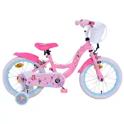 Netto Marken-Discount VOLARE Kinderfahrrad Disney Princess, 16 Zoll, ohne Rücktrittbremse Angebot