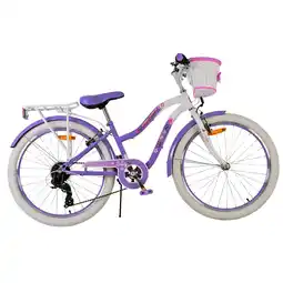 Netto Marken-Discount VOLARE Jugendfahrrad Lovely 24 Zoll, lila Angebot