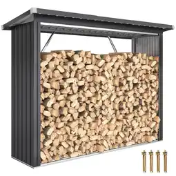 Netto Marken-Discount Outsunny Kaminholzregal Verzinkter Stahl Angebot