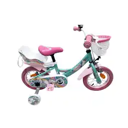 Netto Marken-Discount VOLARE Kinderfahrrad Unicorn 12 Zoll, grün Angebot