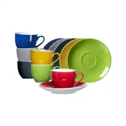 Netto Marken-Discount Ritzenhoff & Breker Espressotassen mit Untertassen Doppio 80 ml 6er Set Angebot