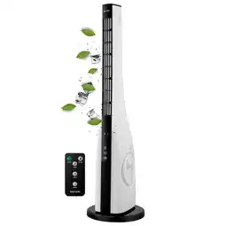 Netto Marken-Discount Echos Turmventilator m. Fernbedienung Touch Display 15h Timer 3 Modi 50W Angebot