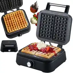 Netto Marken-Discount Zilan Waffeleisen mit Antihaftbeschichtung Cool-Touch-Griff Überhitzungsschutz 1500W Angebot