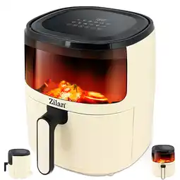 Netto Marken-Discount Zilan 4in1 Heißluftfritteuse 5 Liter Timer LED-Display 1500W Angebot