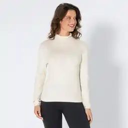 NKD Damen-Ajour-Pullover mit Rüschenkante Angebot