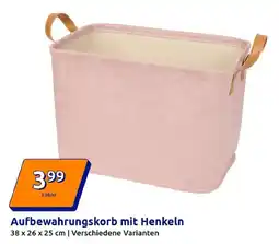 Action Aufbewahrungskorb mit Henkeln Angebot