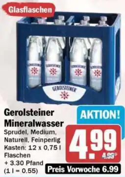 HIT Gerolsteiner Mineralwasser Angebot