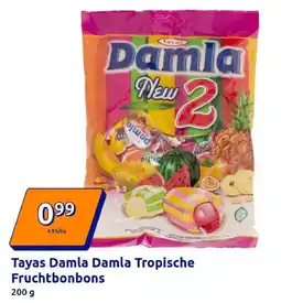 Action Tayas Damla Damla Tropische Fruchtbonbons Angebot