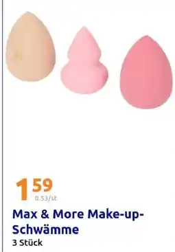 Action Max & More Make-up- Schwämme Angebot
