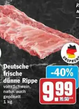 HIT Deutsche frische dünne Rippe Angebot