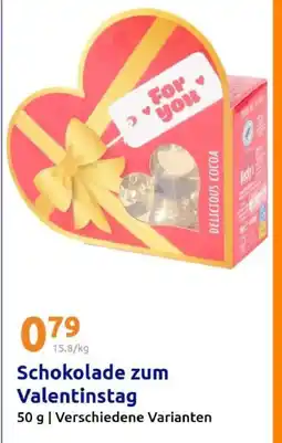 Action Schokolade zum Valentinstag Angebot