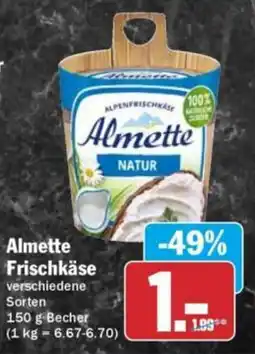 HIT Almette Frischkäse Angebot