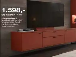 Möbel Inhofer Arena Möbel Hängelowboard Angebot