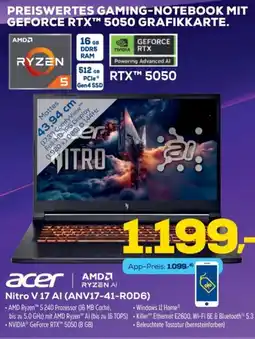 Euronics acer Nitro V 17 AI (ANV17-41-ROD6) Angebot