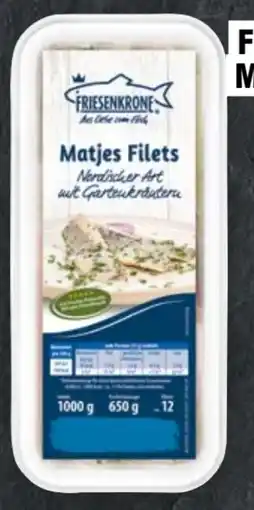 Handelshof Friesenkrone Matjes Filets Nordischer Art Angebot