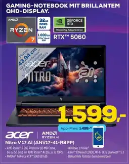 Euronics acer Nitro V 17 AI (ANV17-41-R8PP) Angebot