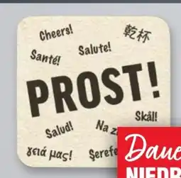 Handelshof Bierglas-Untersetzer Prost Angebot