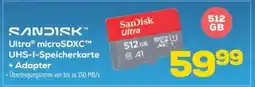 Euronics SANDISK Ultra microSDXC UHS-I-Speicherkarte + Adapter Angebot