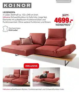 Multipolster Koinor liegesofa Angebot