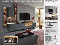 Möbel Inhofer Musterring wohnwand q-media 2.0 Angebot