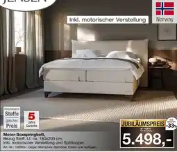 Möbel Inhofer Jensen motor-boxspringbett Angebot