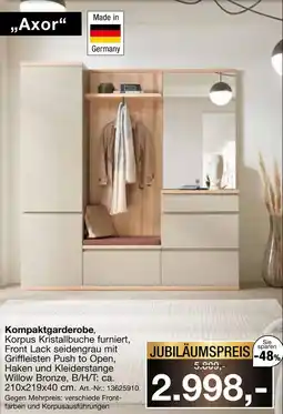 Möbel Inhofer Kompaktgarderobe „axor“ Angebot