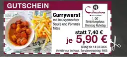 Möbel Inhofer Currywurst Angebot
