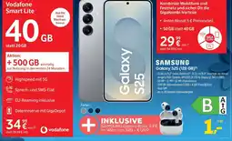 Euronics SAMSUNG Galaxy S25 (128 GB) + Vodafone Smart Lite 40 GB Angebot
