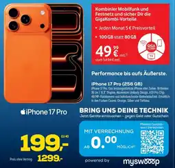 Euronics Apple iPhone 17 Pro Angebot
