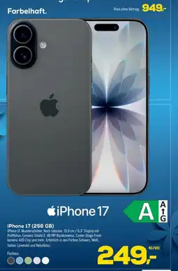 Euronics Apple iPhone 17 (256 GB) Angebot