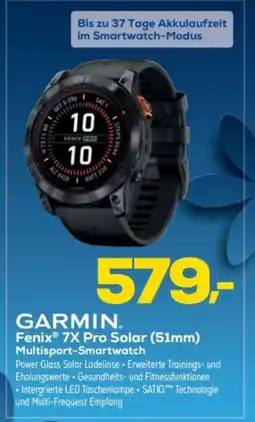 Euronics GARMIN. Fenix® 7X Pro Solar (51mm) Multisport-Smartwatch Angebot