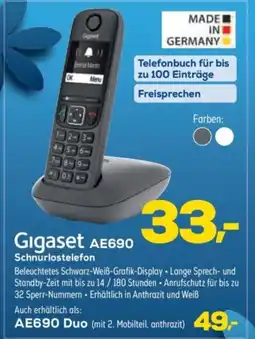 Euronics Gigaset AE690 Schnurlostelefon Angebot