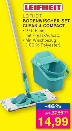 KODi LEIFHEIT BODENWISCHER-SET CLEAN & COMPACT Angebot