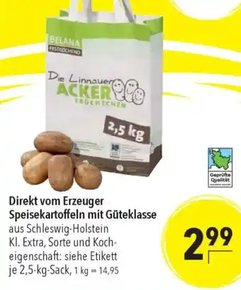 Direkt vom Erzeuger Speisekartoffeln mit Güteklasse