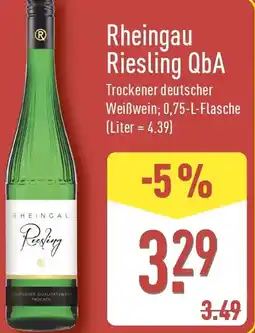Aldi Nord Rheingau Riesling QbA Angebot