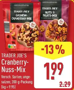 Aldi Nord TRADER JOE'S Cranberry Nuss-Mix Angebot