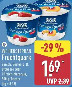 Aldi Nord WEIHENSTEPHAN Fruchtquark Angebot