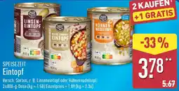 Aldi Nord SPEISEZEIT Eintopf Angebot