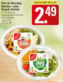 WEZ Gut & Günstig Garten oder Snack-Salate Angebot