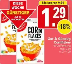 WEZ Gut & Günstig Cornflakes Angebot