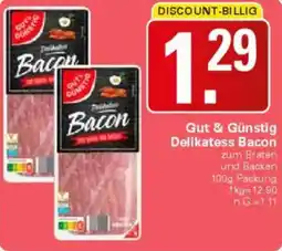 WEZ Gut & Günstig Delikatess Bacon Angebot