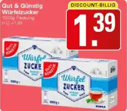 WEZ Gut & Günstig Würfelzucker Angebot