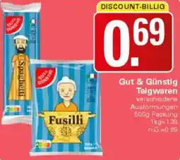 WEZ Gut & Günstig Teigwaren Angebot