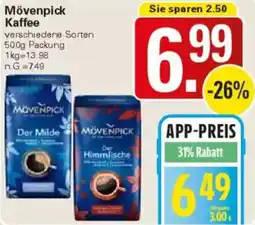 WEZ Mövenpick Kaffee Angebot