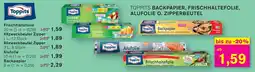 KODi TOPPITS BACKPAPIER, FRISCHHALTEFOLIE, ALUFOLIE O. ZIPPERBEUTEL Angebot