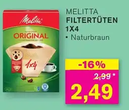KODi MELITTA FILTERTÜTEN 1X4 Angebot