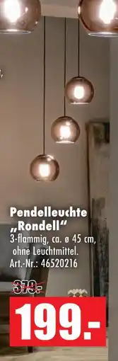 Möbel Mahler Pendelleuchte rondell Angebot