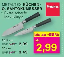 KODi metaltex KÜCHEN- O. SANTOKUMESSER Angebot
