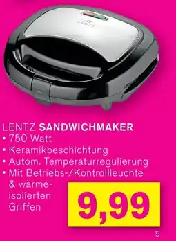 KODi LENTZ SANDWICHMAKER Angebot